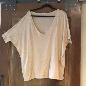 Slouchy sweater in cream